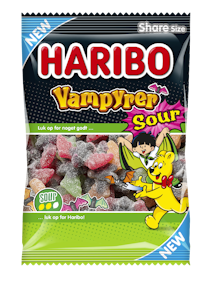 Haribo Vampyrer Sour makeispussi 375g