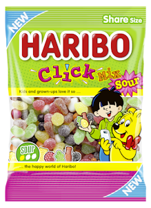 HARIBO Click Mix Sour karkkipussi 250g