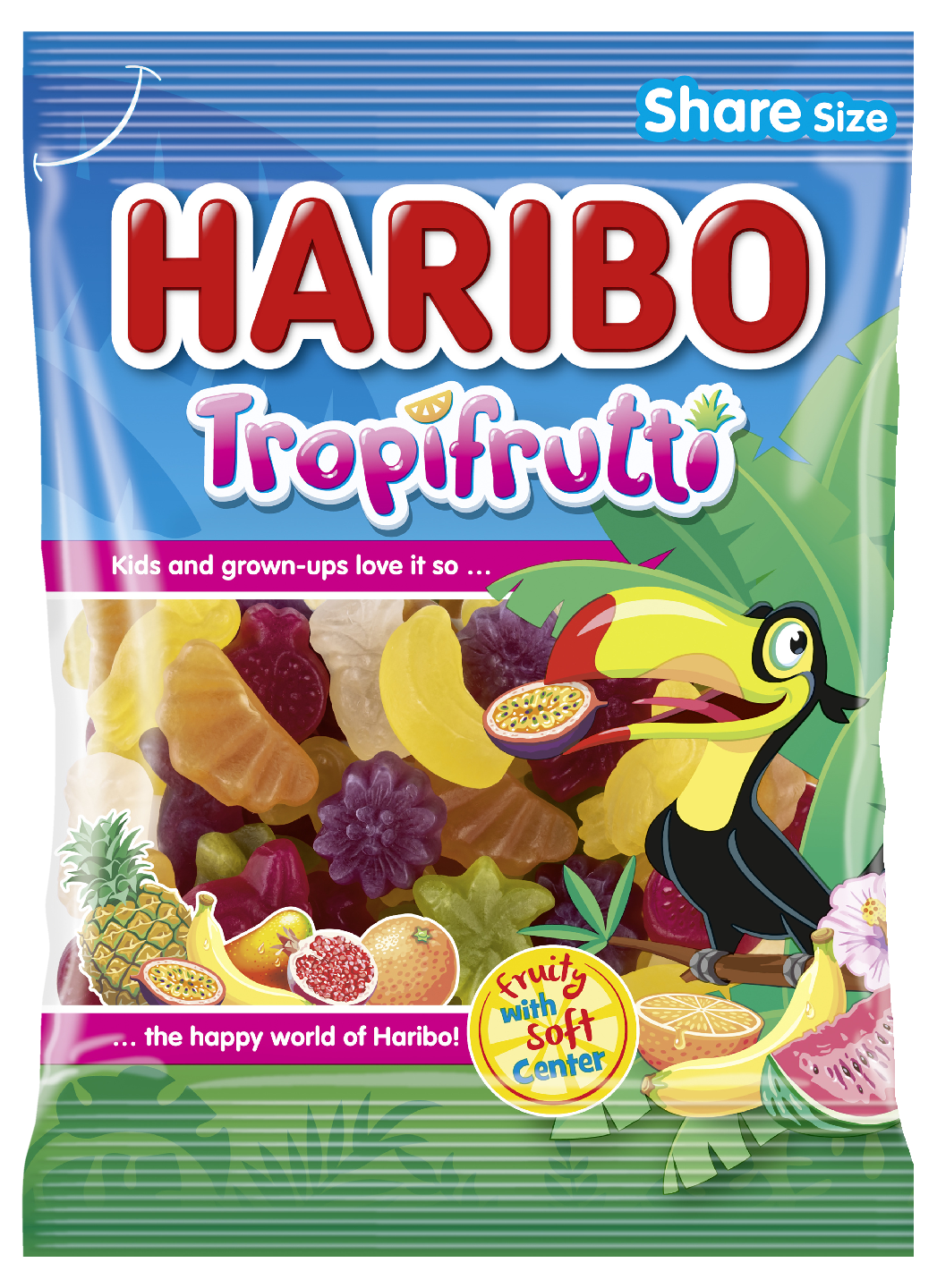 Haribo makeispussi Tropifrutti 275g QPA