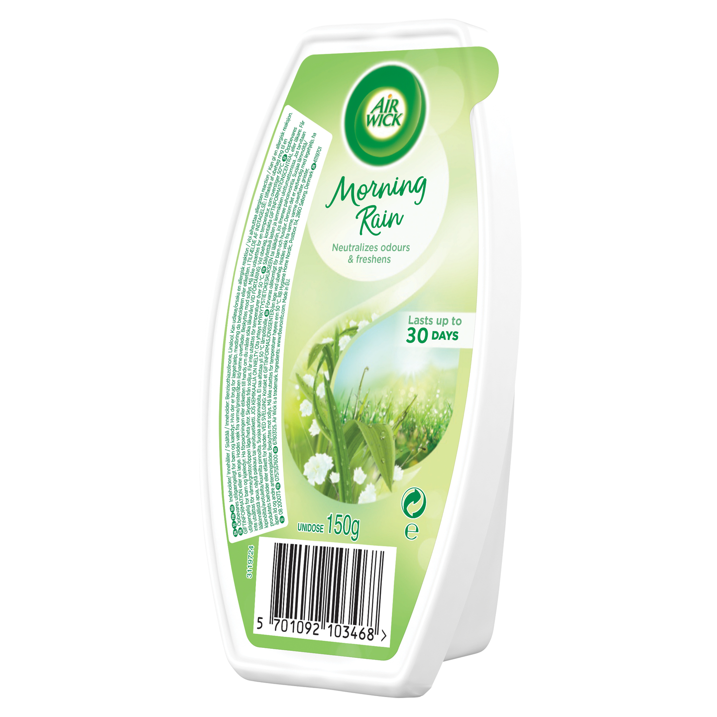 Airwick geeli 150g odourstop morning raim