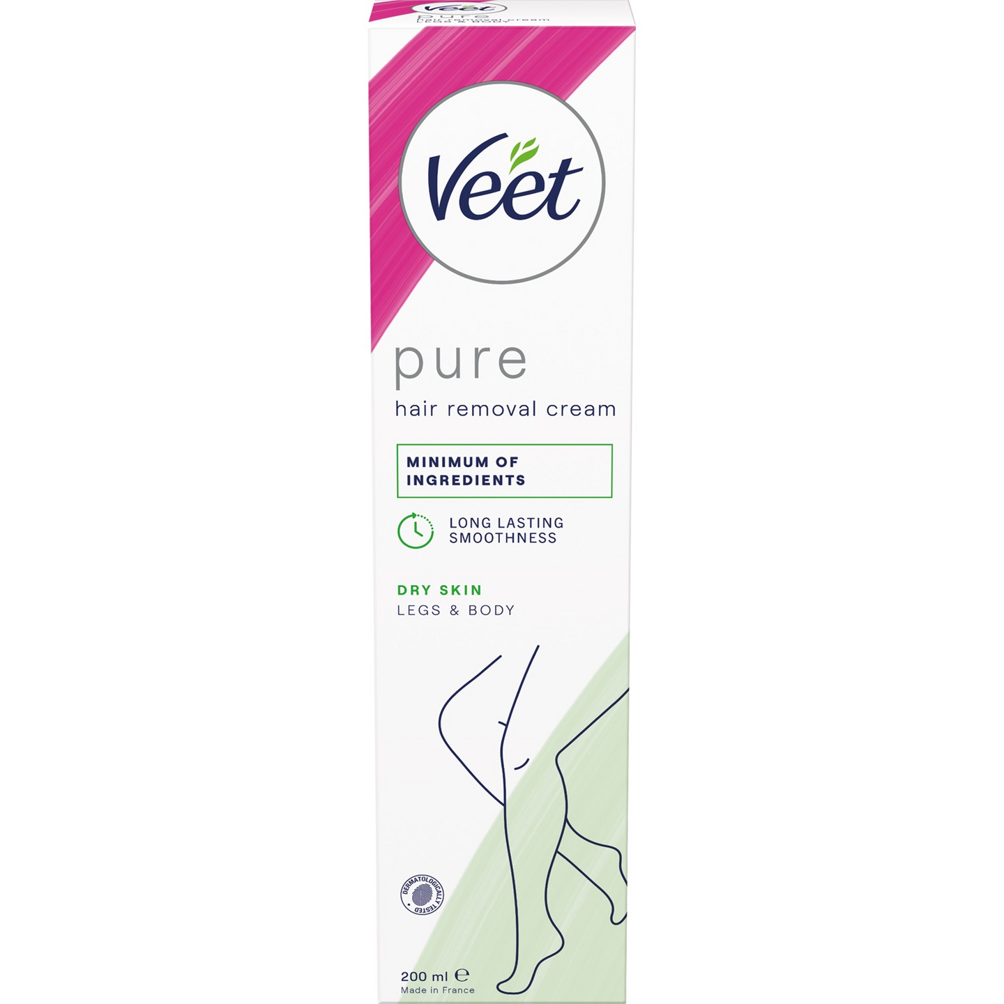 Veet ihokarvanpoistovoide 200ml kuivalle iholle