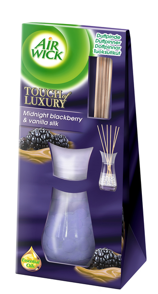 Airwick Tuoksutikut 25ml Touch of Luxury Midnight blackberry & vanilla silk