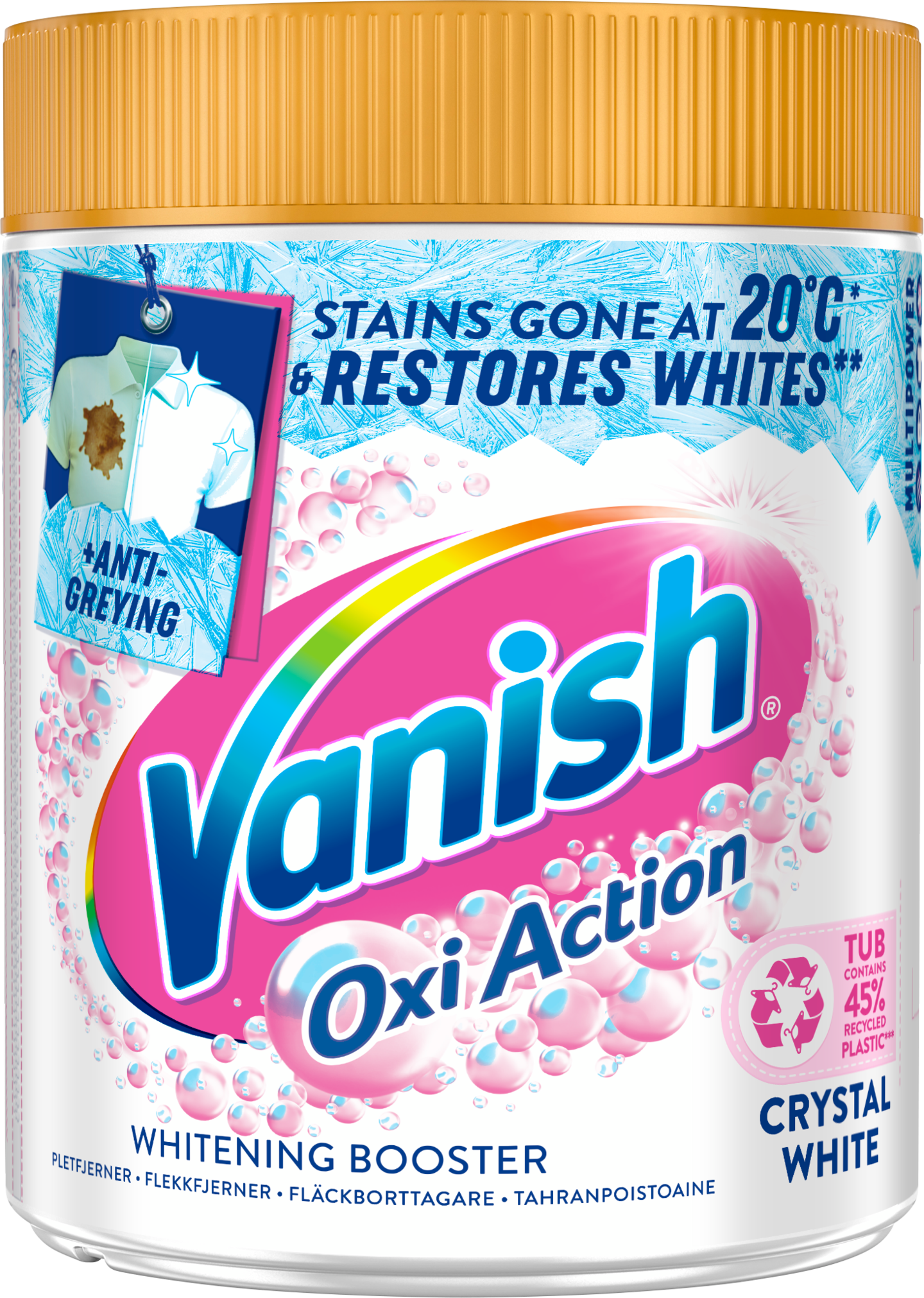 Vanish white tahranpoistaja 470g