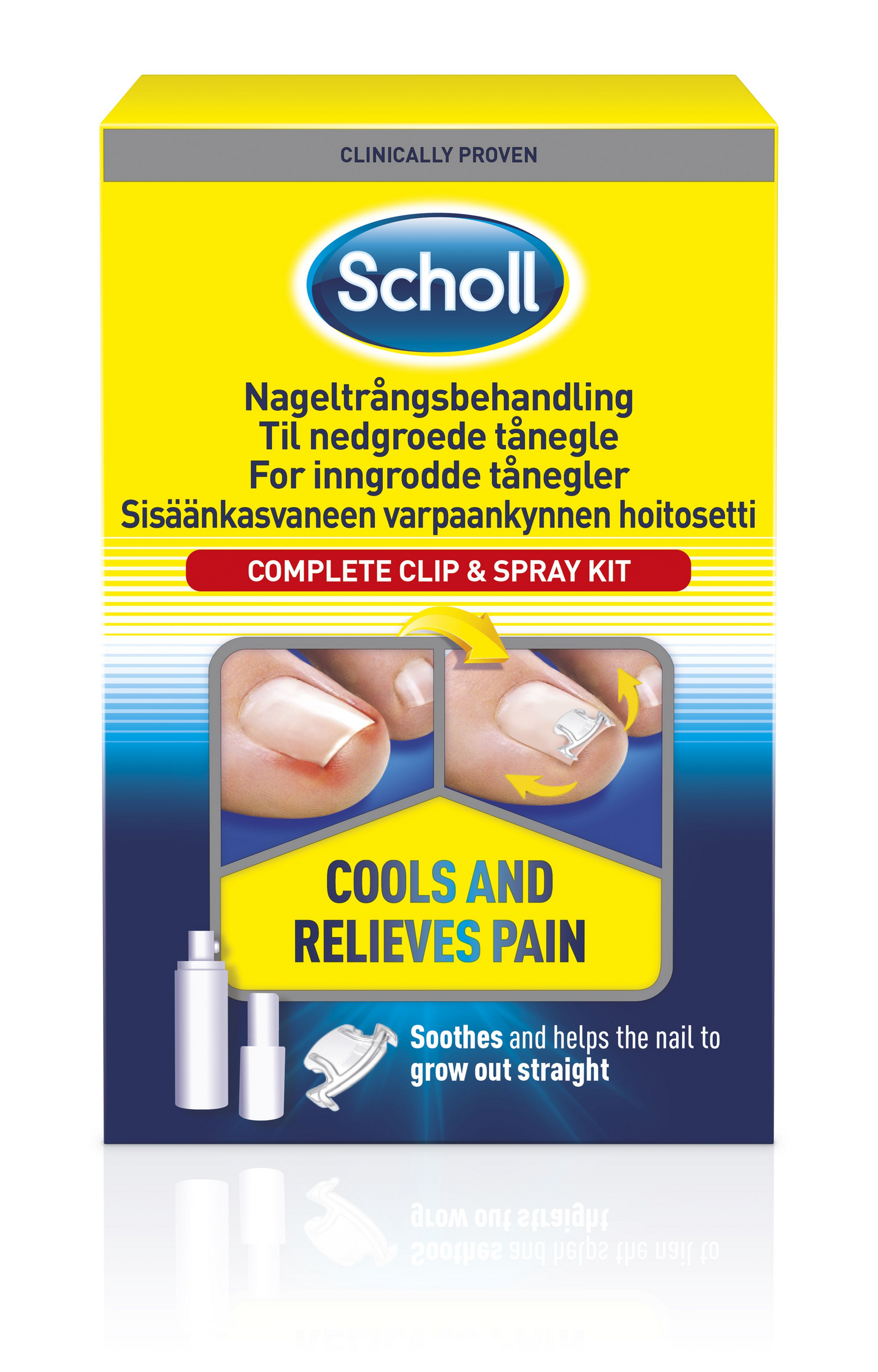 Scholl sisäänpäinkasvavankynnenhoitosetti