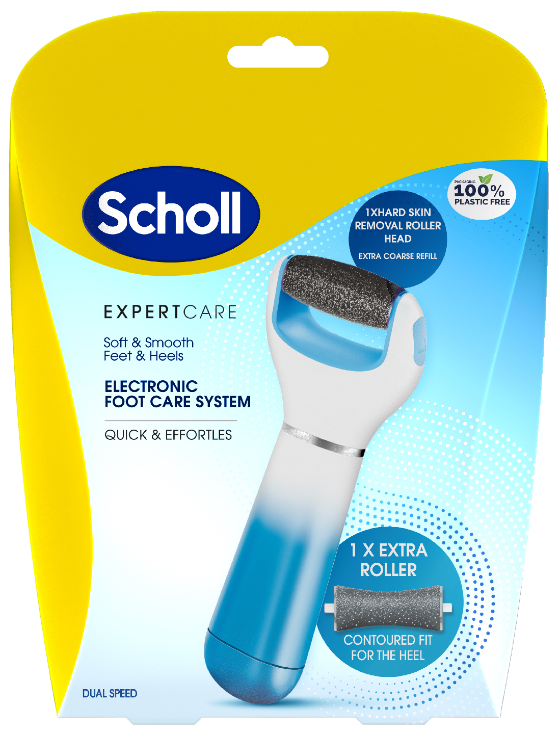 Scholl Velvet Smooth jalkaraspi + kuoriva vaihtopää
