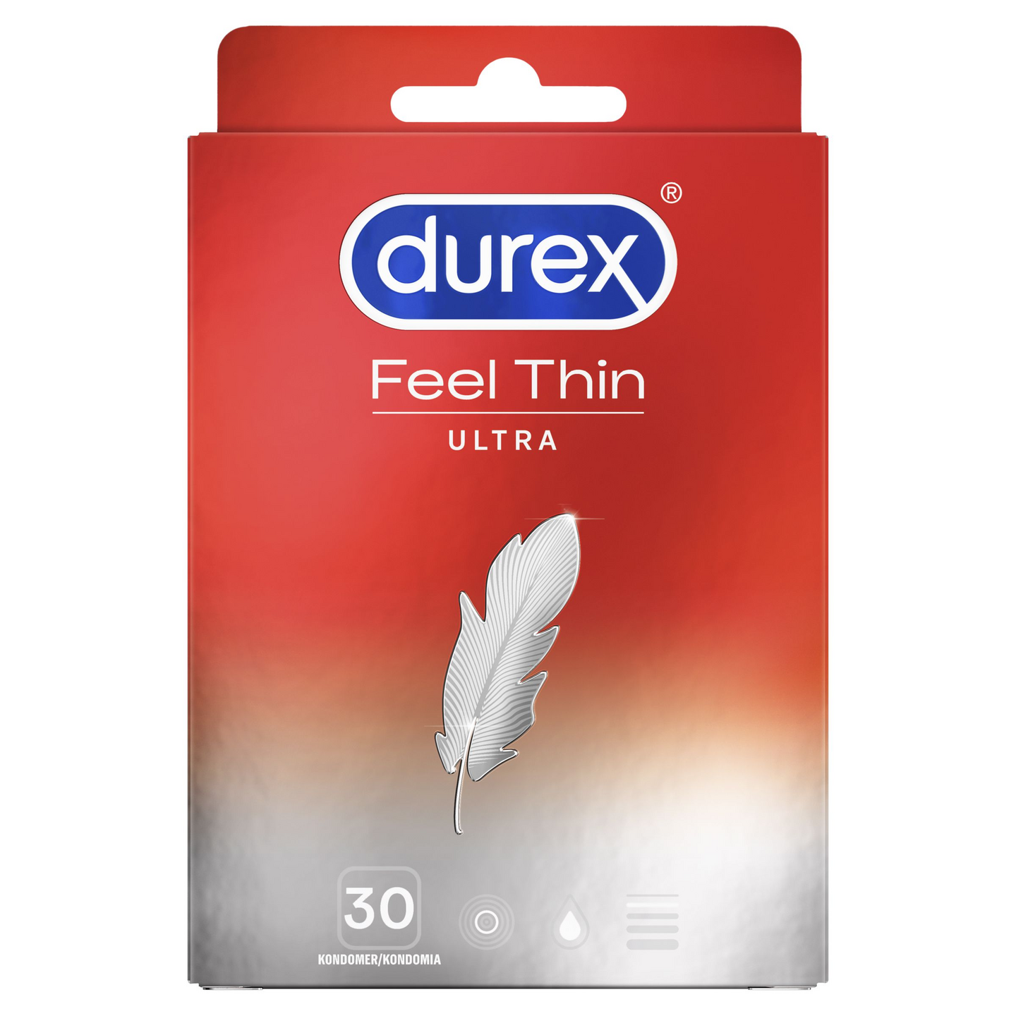 Durex Feel ultra thin-kondomi 30kpl