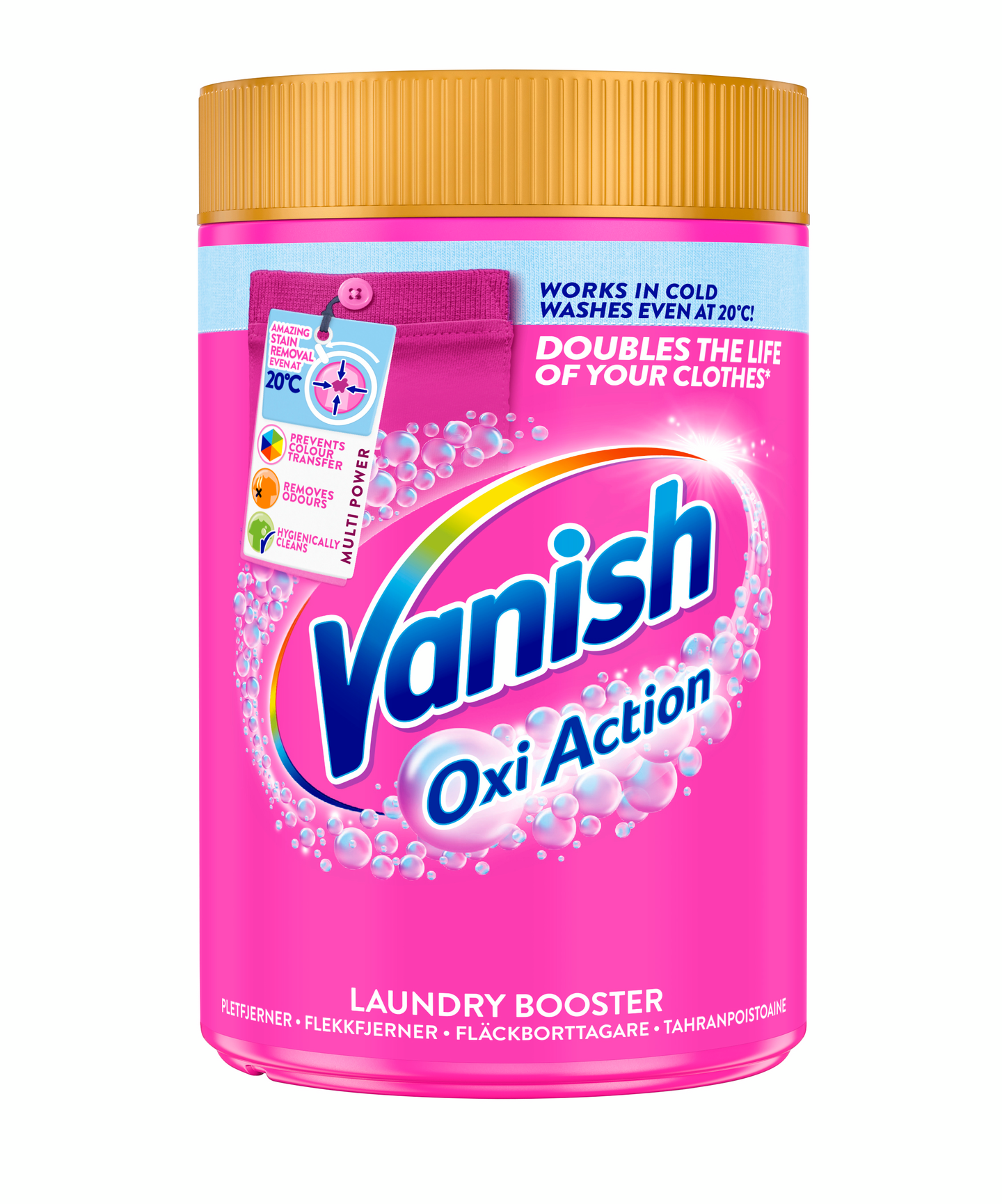 Vanish Oxi Action Pink tahranpoistojauhe 630g