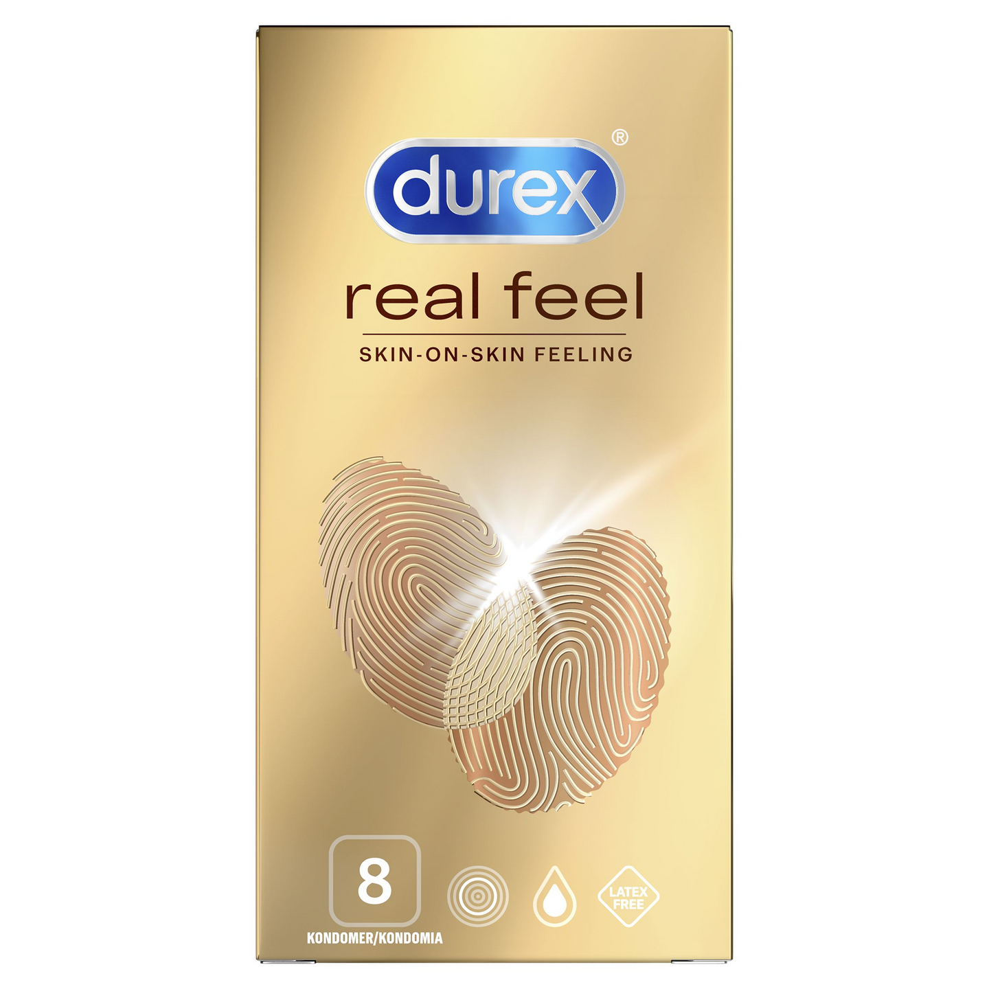 Durex RealFeel kondomi 8kpl lateksiton