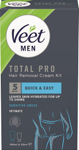 Veet Men Total Pro Ihokarvanpoistopakkaus 150ml