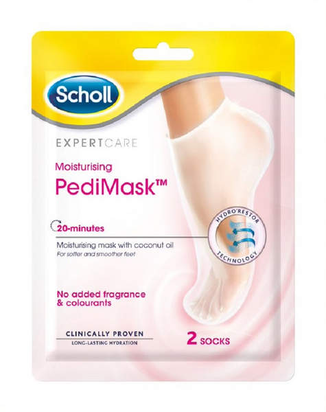 Scholl Moisturising PediMask jalkanaamio hajusteeton