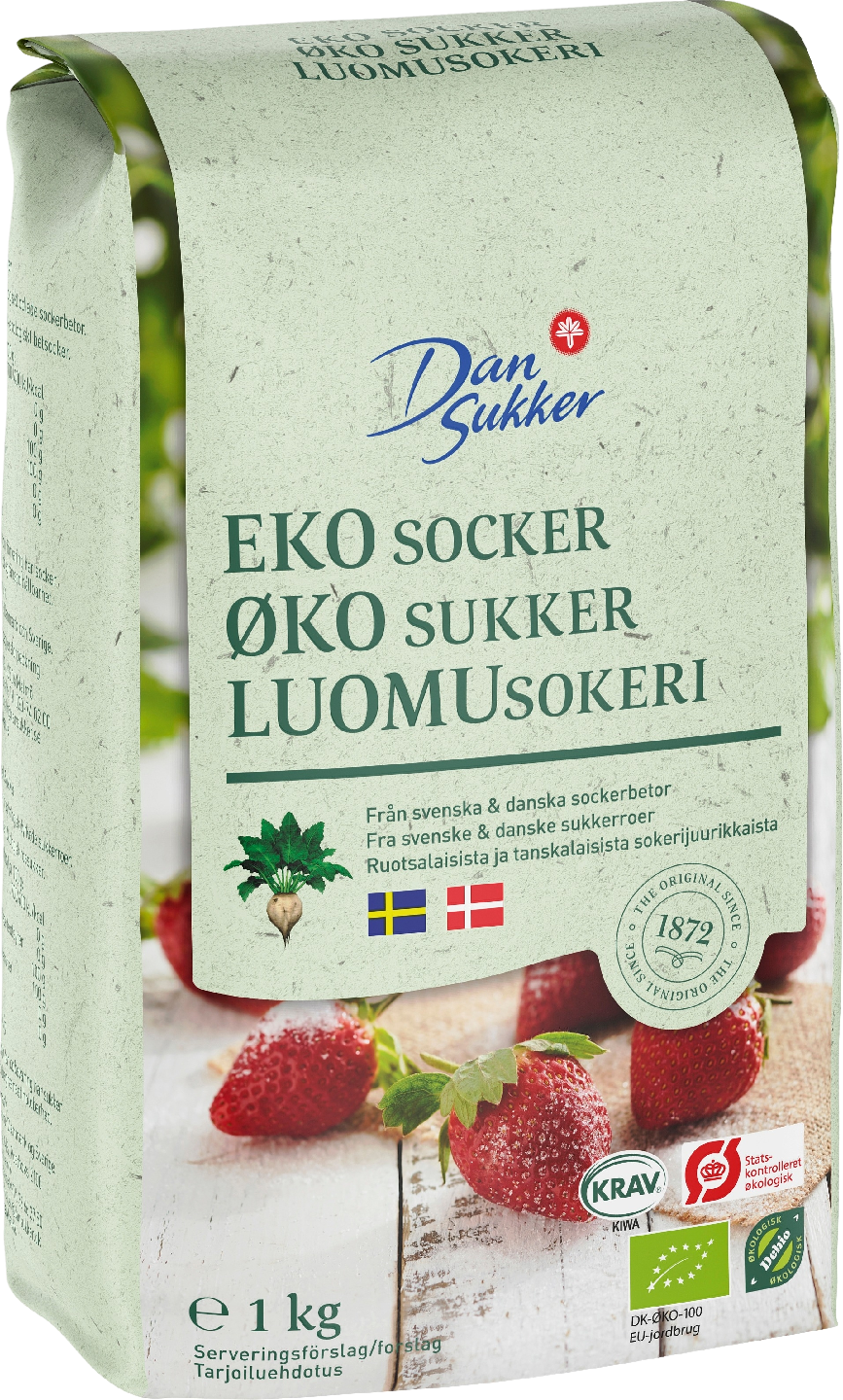 Dansukker Luomusokeri 1kg