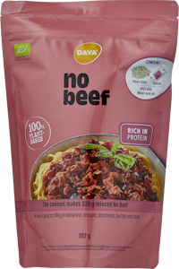 DAVA No Beef Luomu kasviproteiinimuru 102g