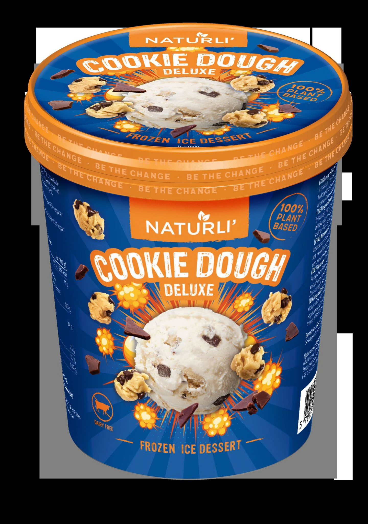Naturli' cookie dough vegaaninen jäätelö 480ml/320g