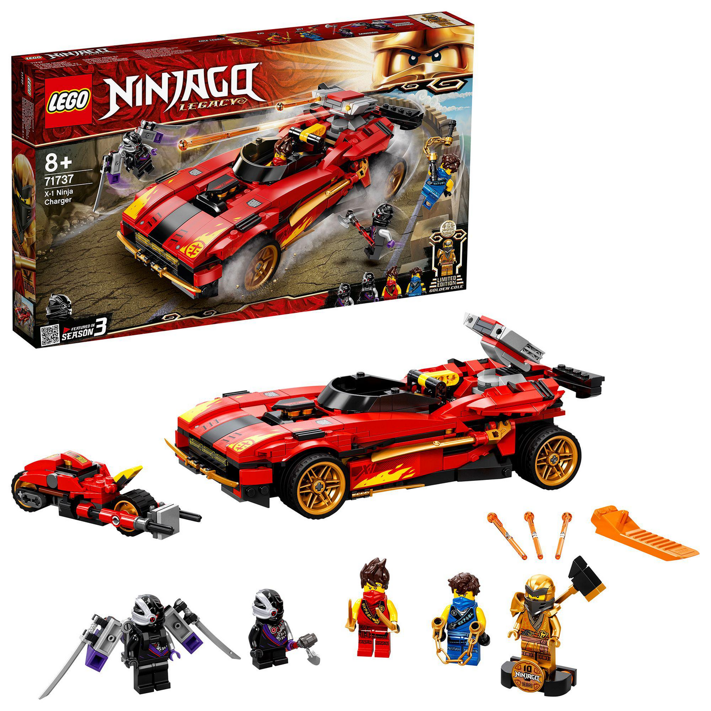 LEGO Ninjago 71737 Ninja-auto X-1