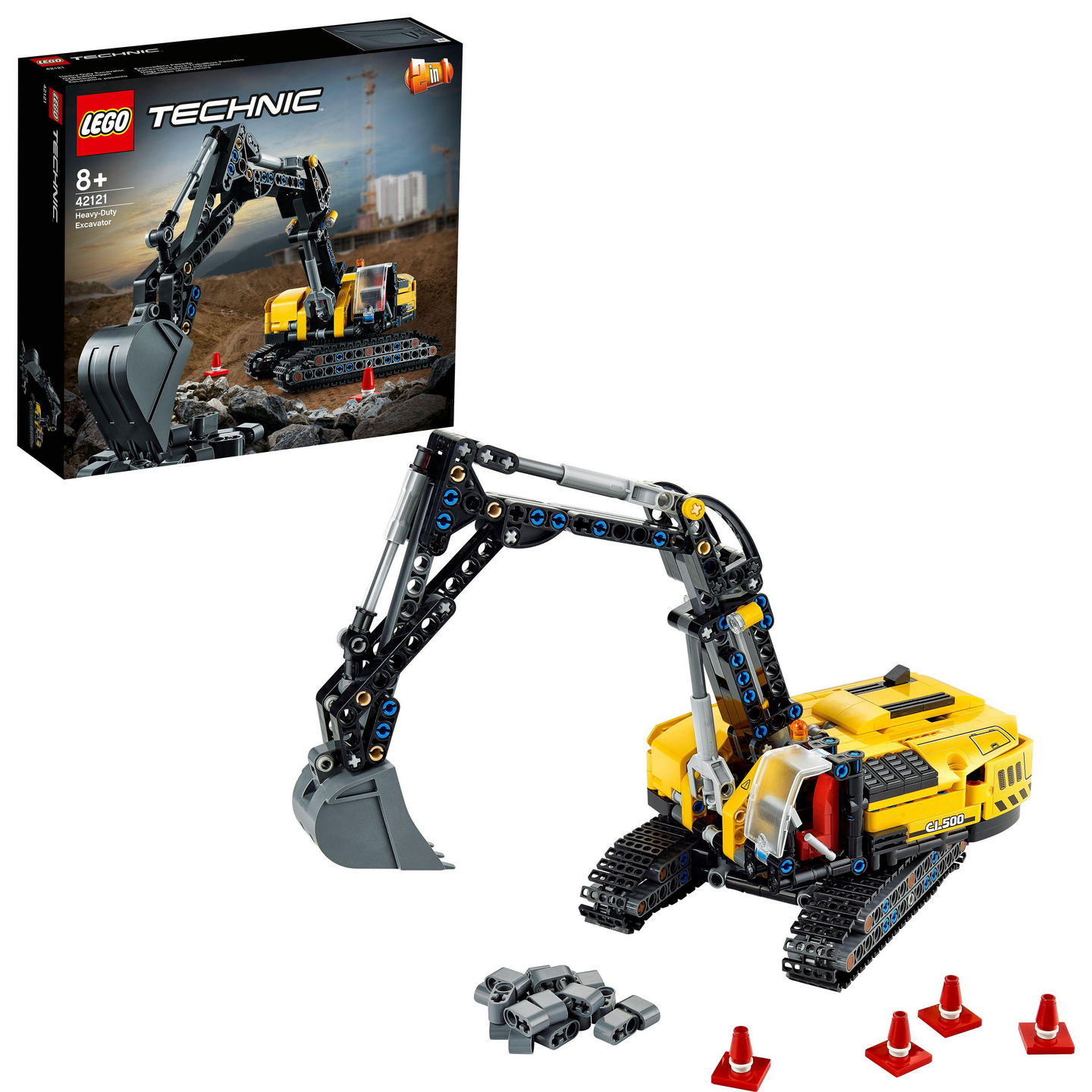 LEGO Technic 42121 Raskas kaivinkone
