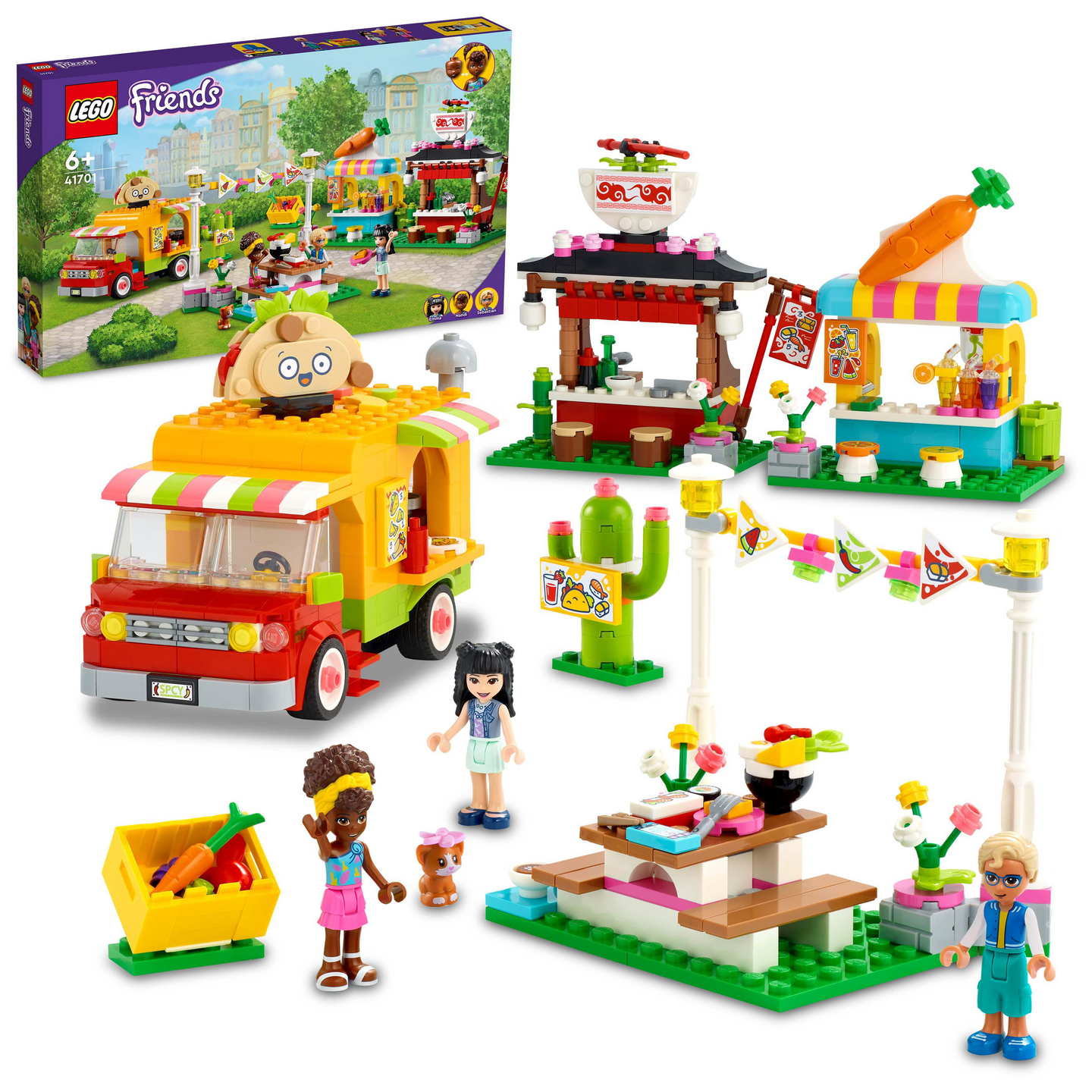 LEGO Friends 41701 Street food -tori