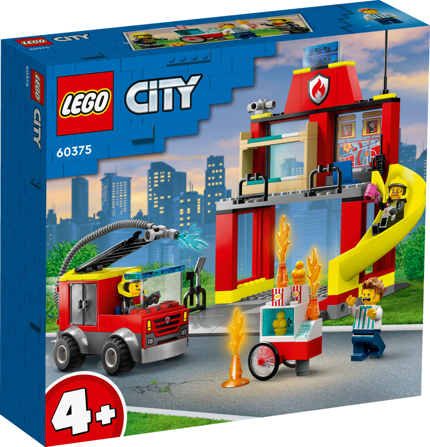 LEGO City Fire 60375 Paloasema ja paloauto