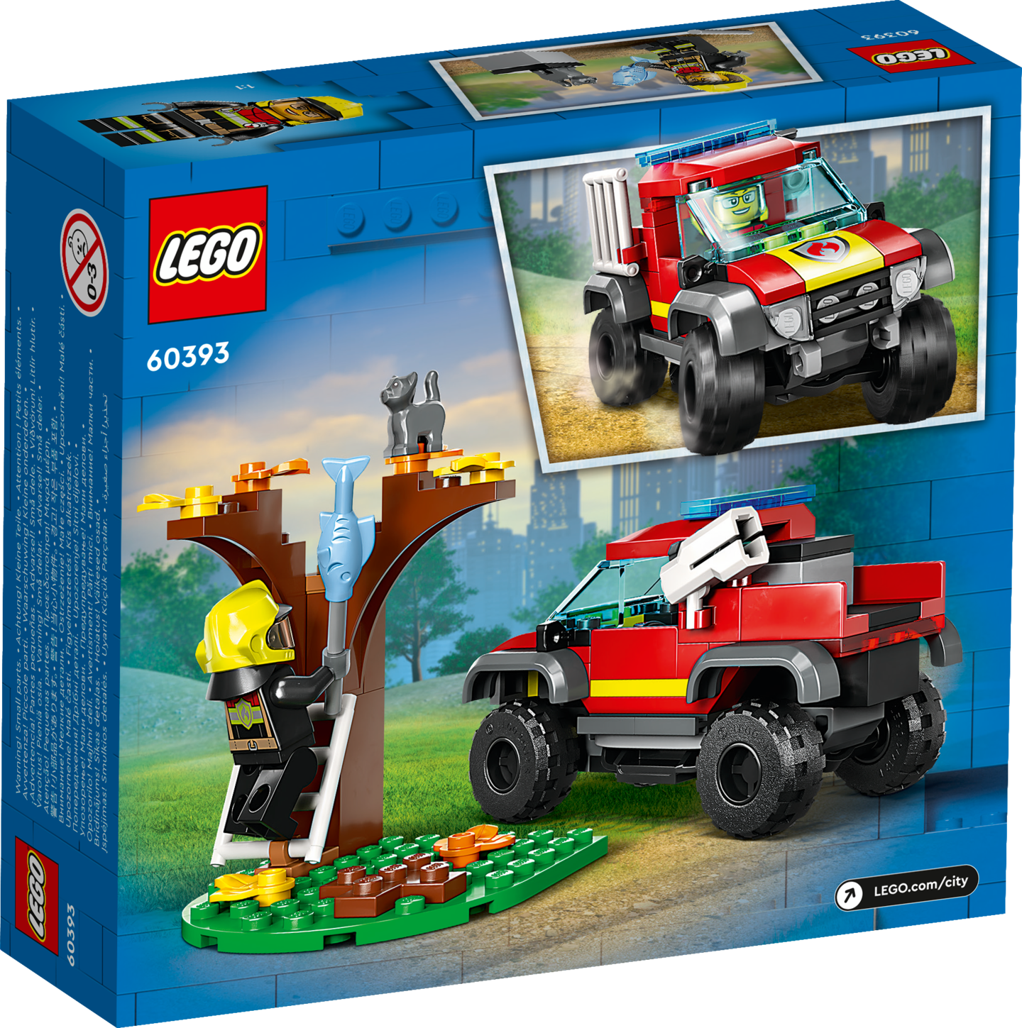 LEGO City Fire 60393 Palokunnan nelivetoauto