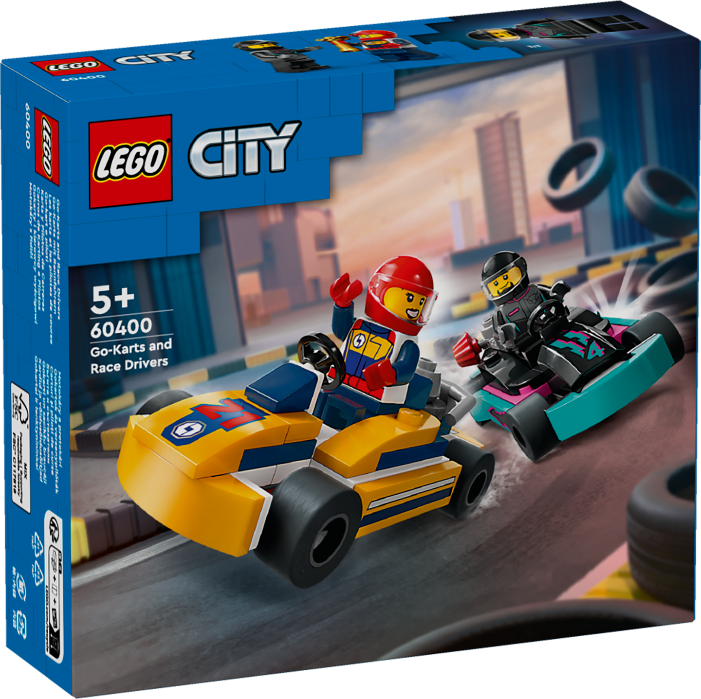 LEGO City 60400 Go-Kart-autot ja kilpakuljettajat