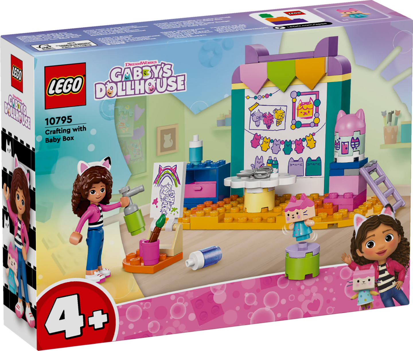 LEGO Gabbys Dollhouse 10795 Askartelua Boksivauvan kanssa