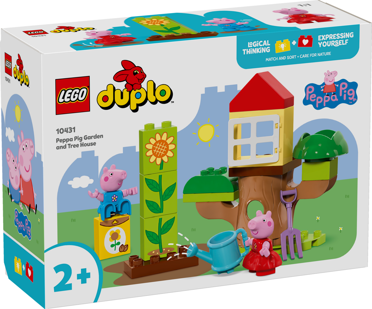 LEGO DUPLO 10431 Pipsa Possun piha ja puumaja