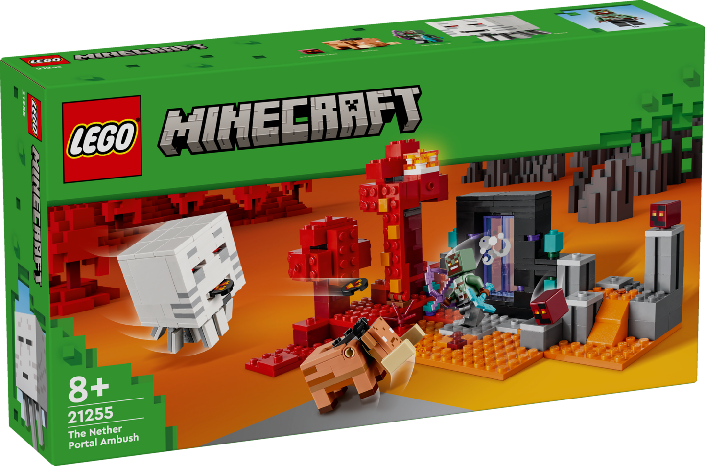 LEGO Minecraft 21255 Hornaportaalin väijytys