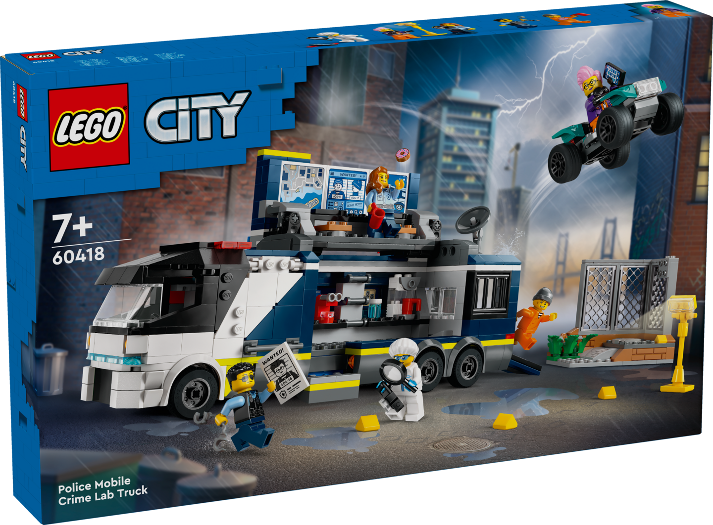 LEGO City 60418 Poliisin rikoslaboratorioauto