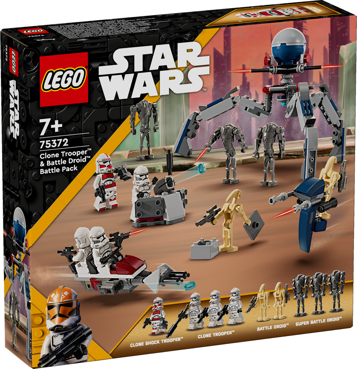 LEGO Star Wars TM 75372 Kloonisoturin ja taisteludroidin taistelupakkaus