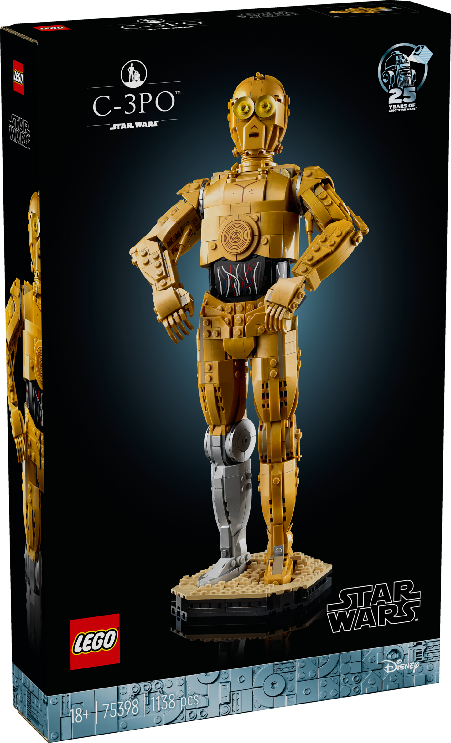 LEGO Star Wars 75398 C-3PO™ rakennettava droidihahmo