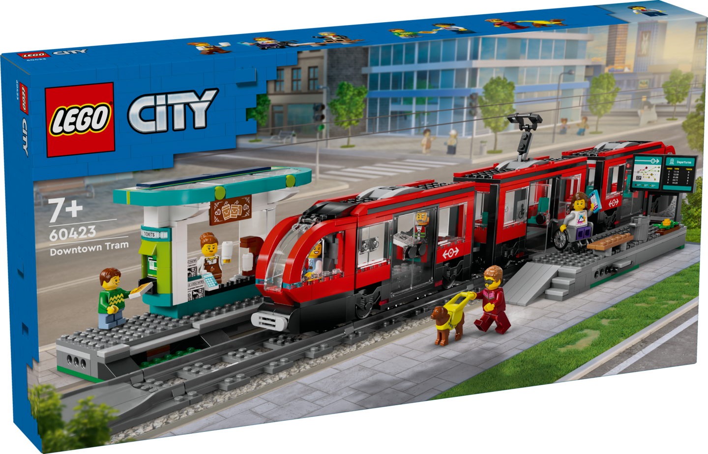 LEGO® City Keskikaupungin pikaratikkapysäkki 60423