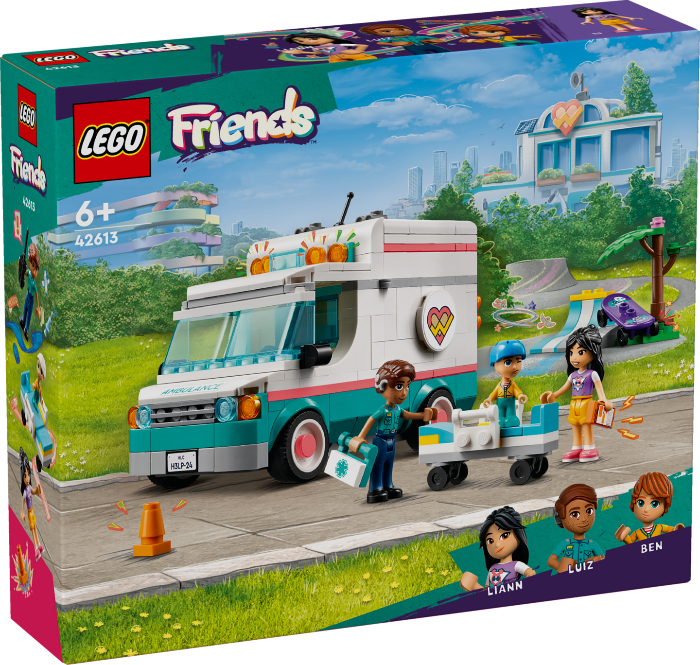 LEGO Friends 42613 Heartlake Cityn sairaalan ambulanssi