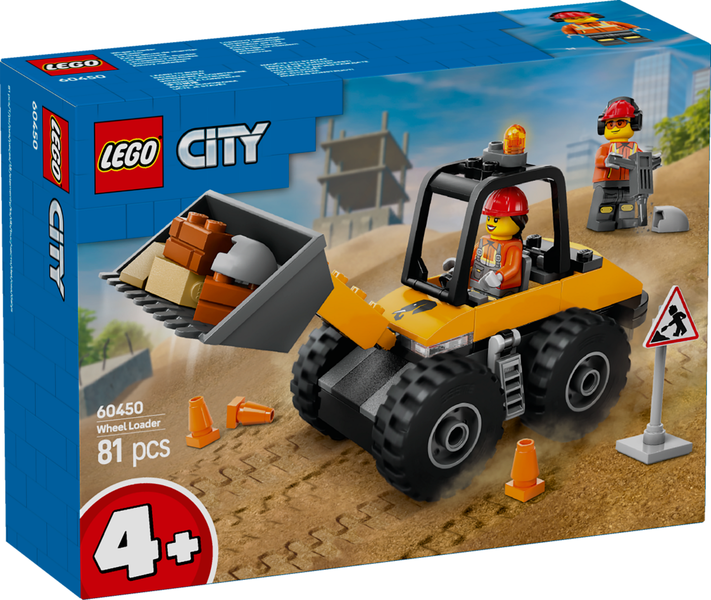 LEGO City  60450 Kelt. pyöräkuormaaja