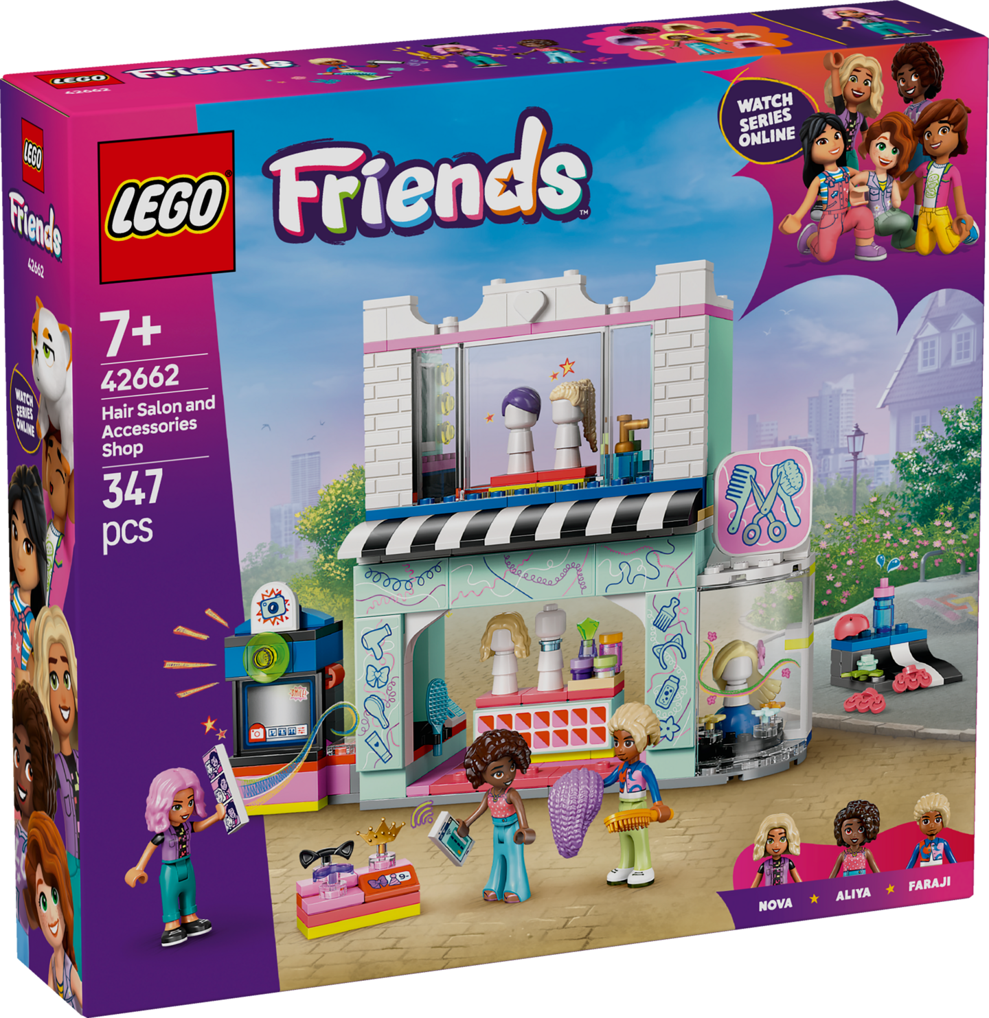 LEGO Friends 42662 Kampaamo ja asuliike