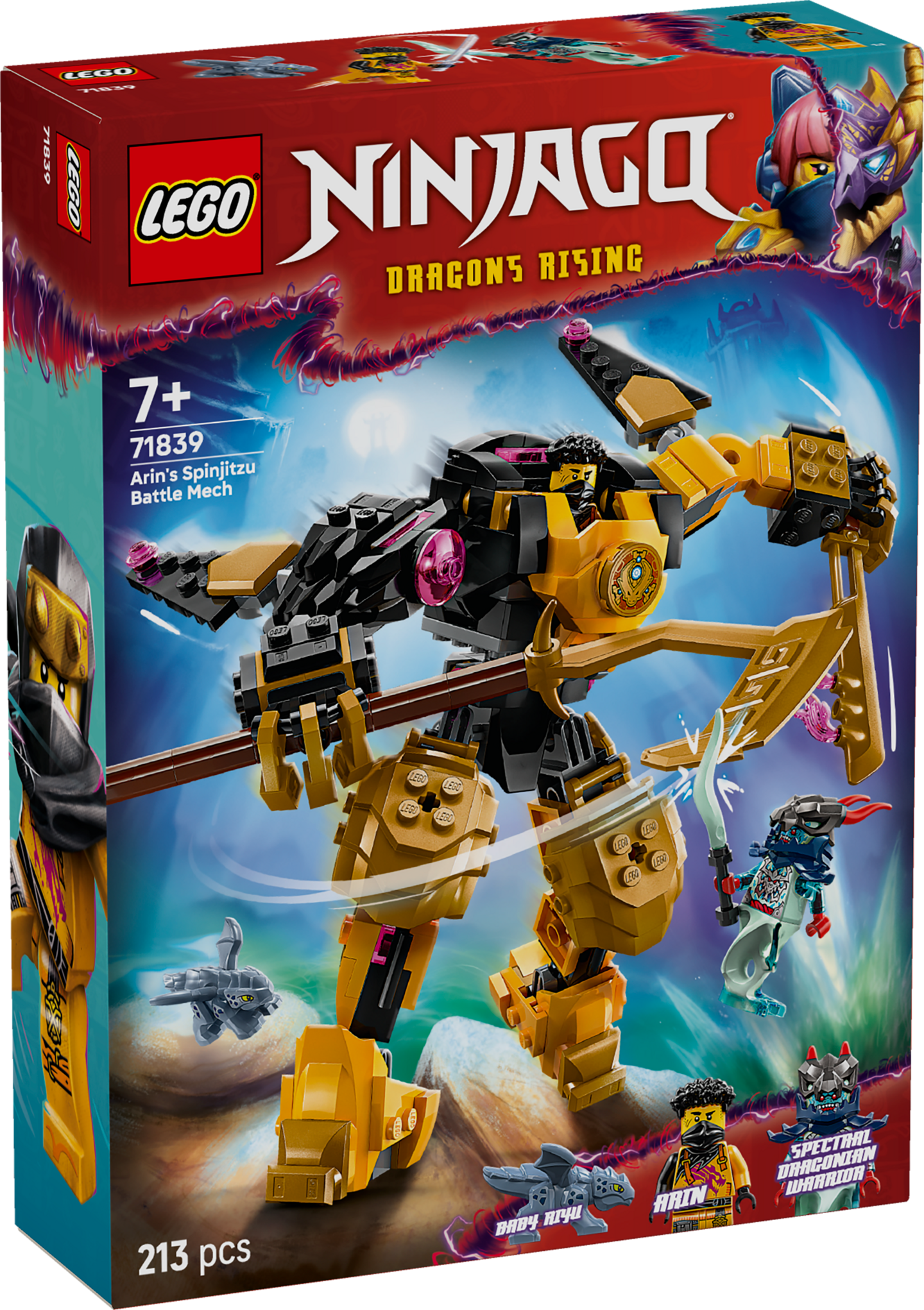 LEGO NINJAGO 71839 Arinin spinjitzu-taistelurobotti