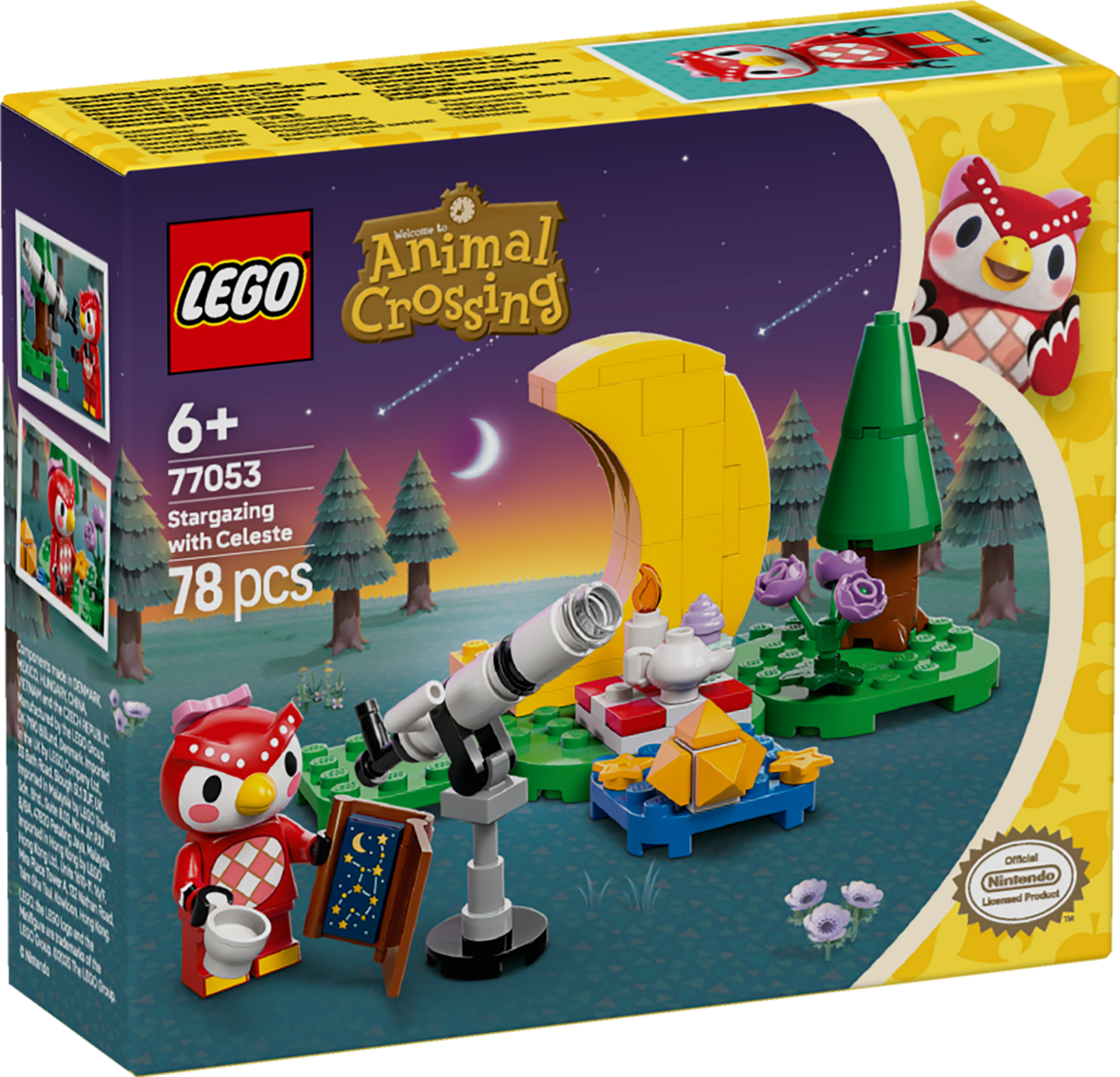 LEGO Animal Crossing 77053 Celeste ja upea tähtitaivas