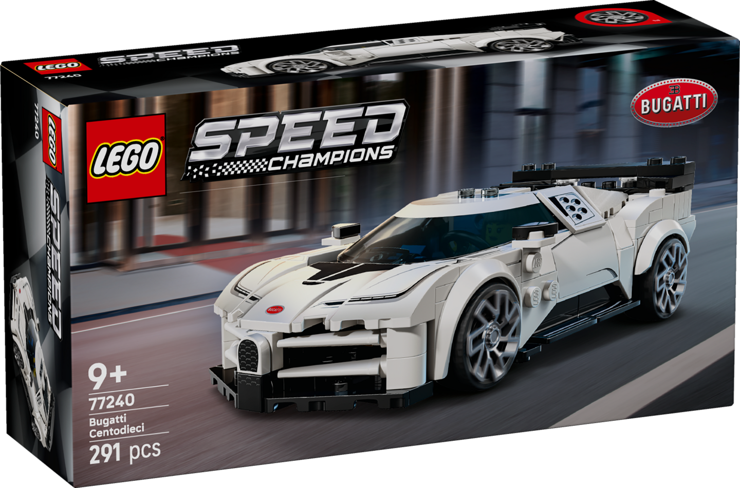 LEGO® Speed Champions Bugatti Centodieci hyperurheiluauto 77240