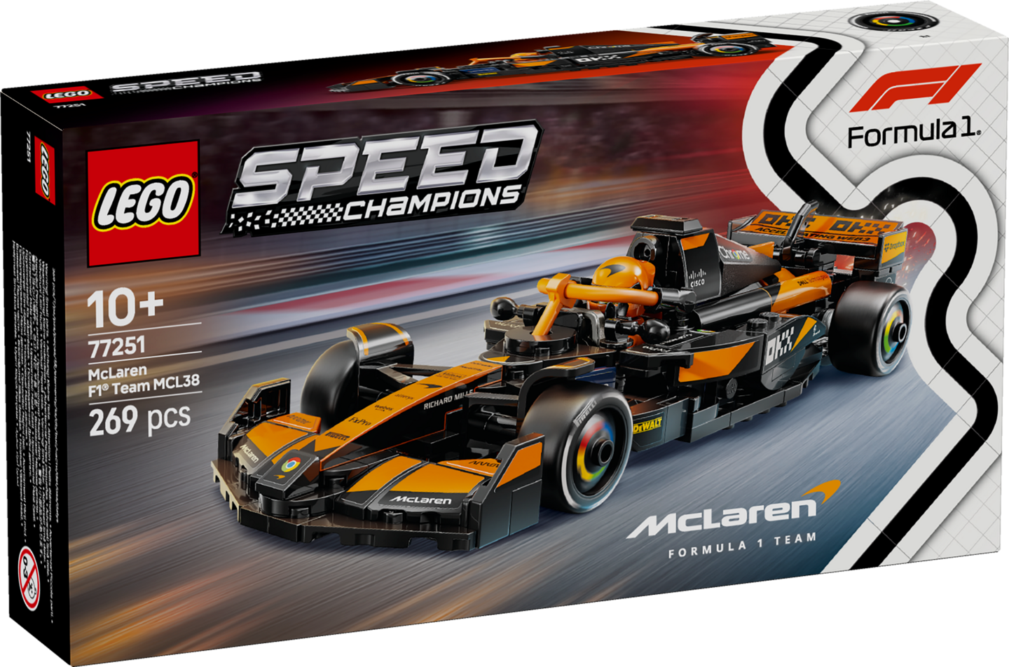 LEGO Speed Champions 77251 McLaren F1 Team MCL38 kilpa-auto