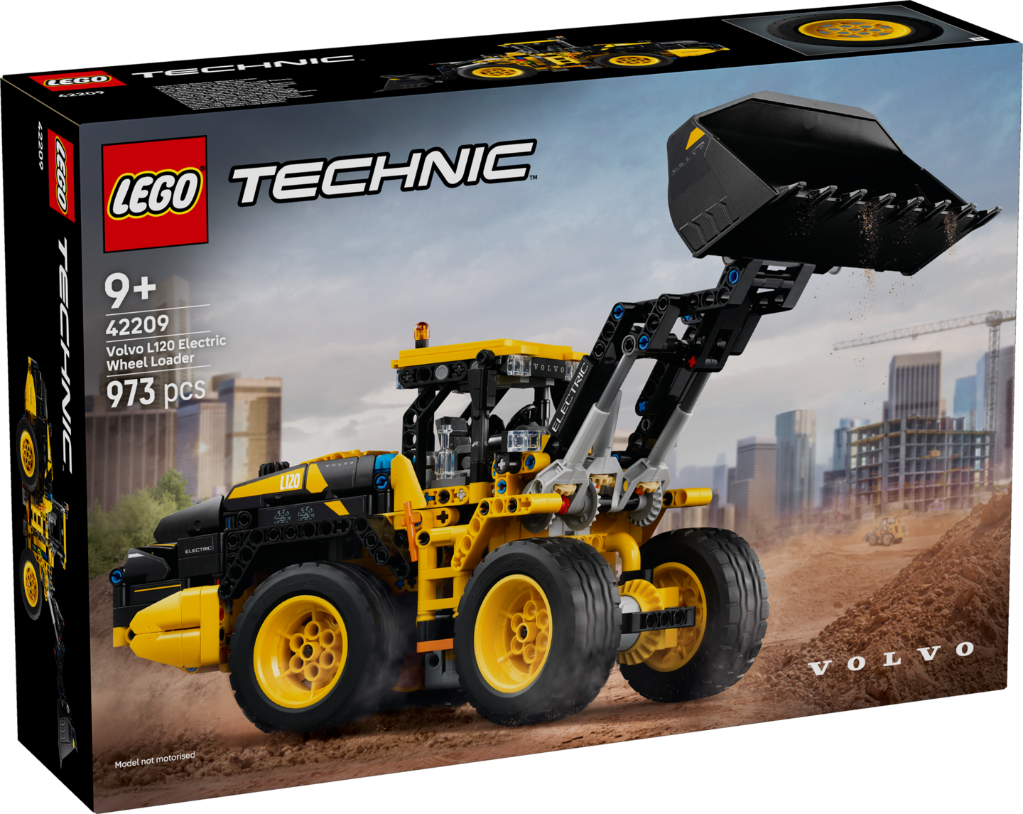 LEGO® Technic Volvo L120 Electric pyöräkuormaaja 42209