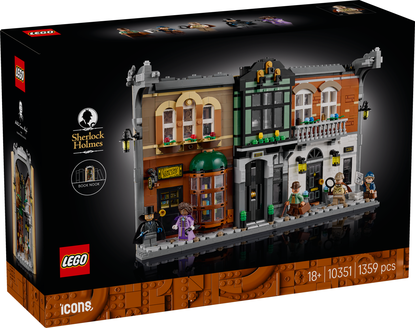 LEGO Icons 10351 Sherlock Holmes: Kirjaminimaailma