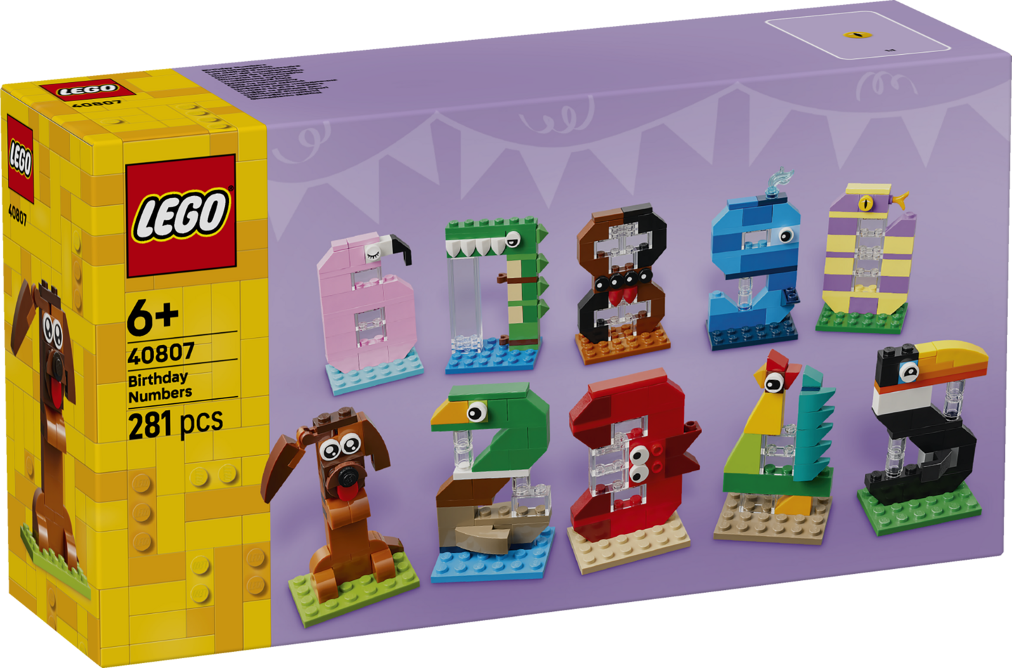 LEGO Seasons 40807 Synttärinumerot