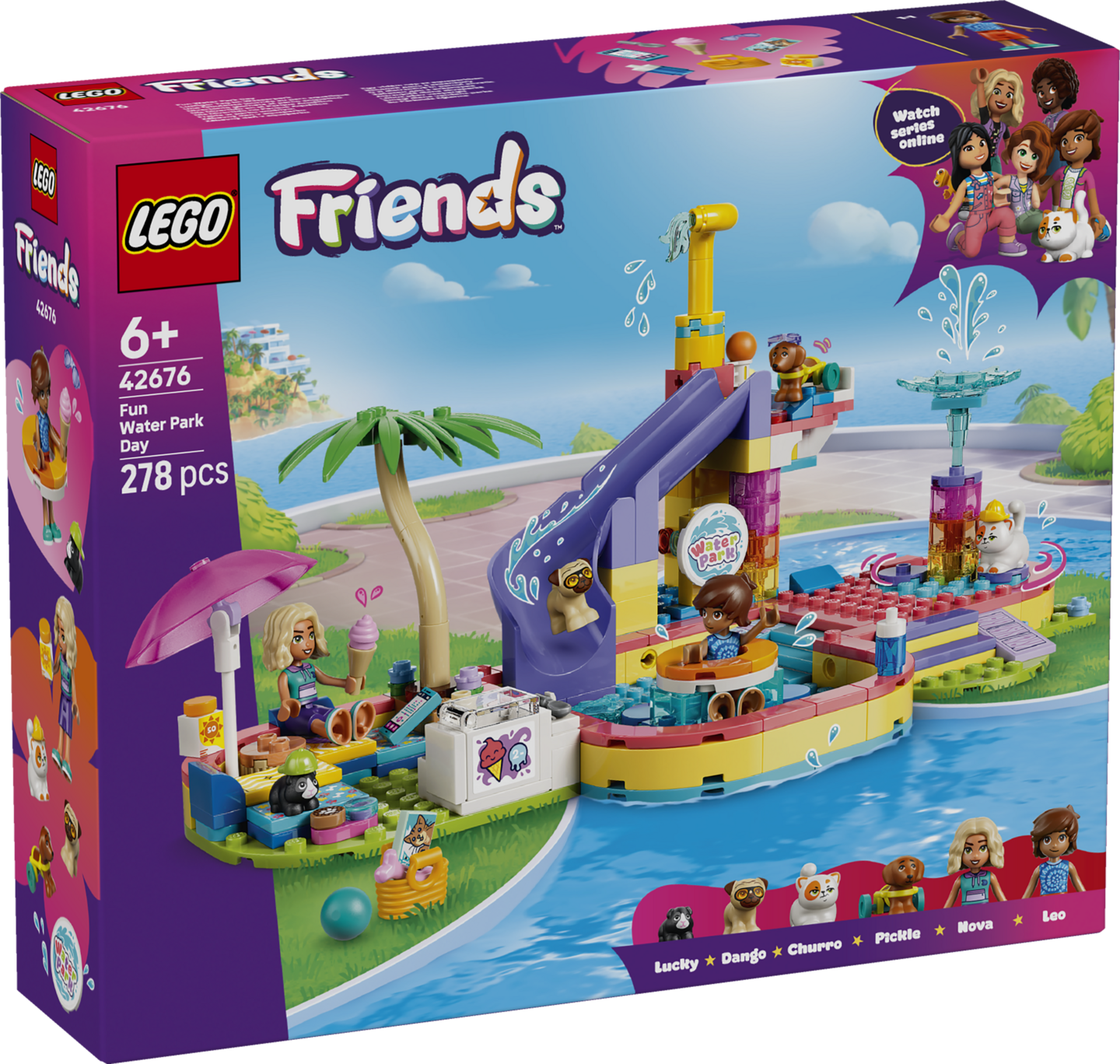 LEGO Friends 42676 Päivä vesipuistossa