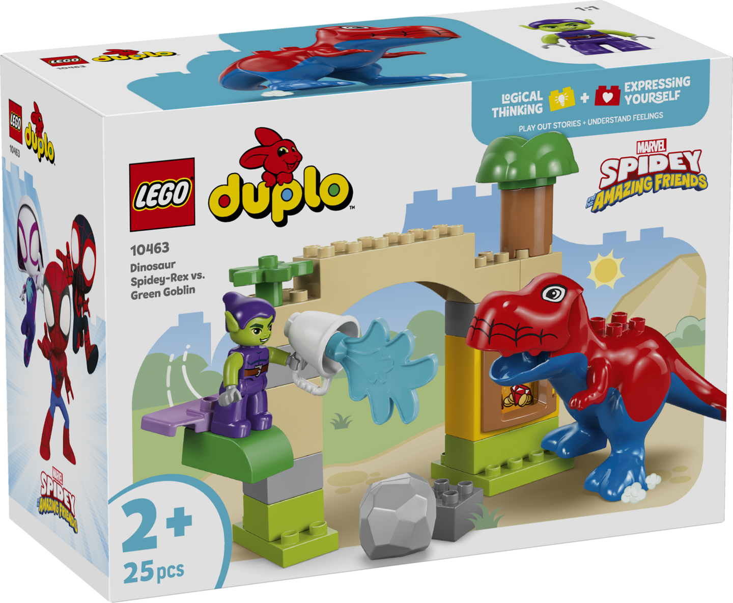 LEGO DUPLO 10463 Spidey-Rex-dinosaurus