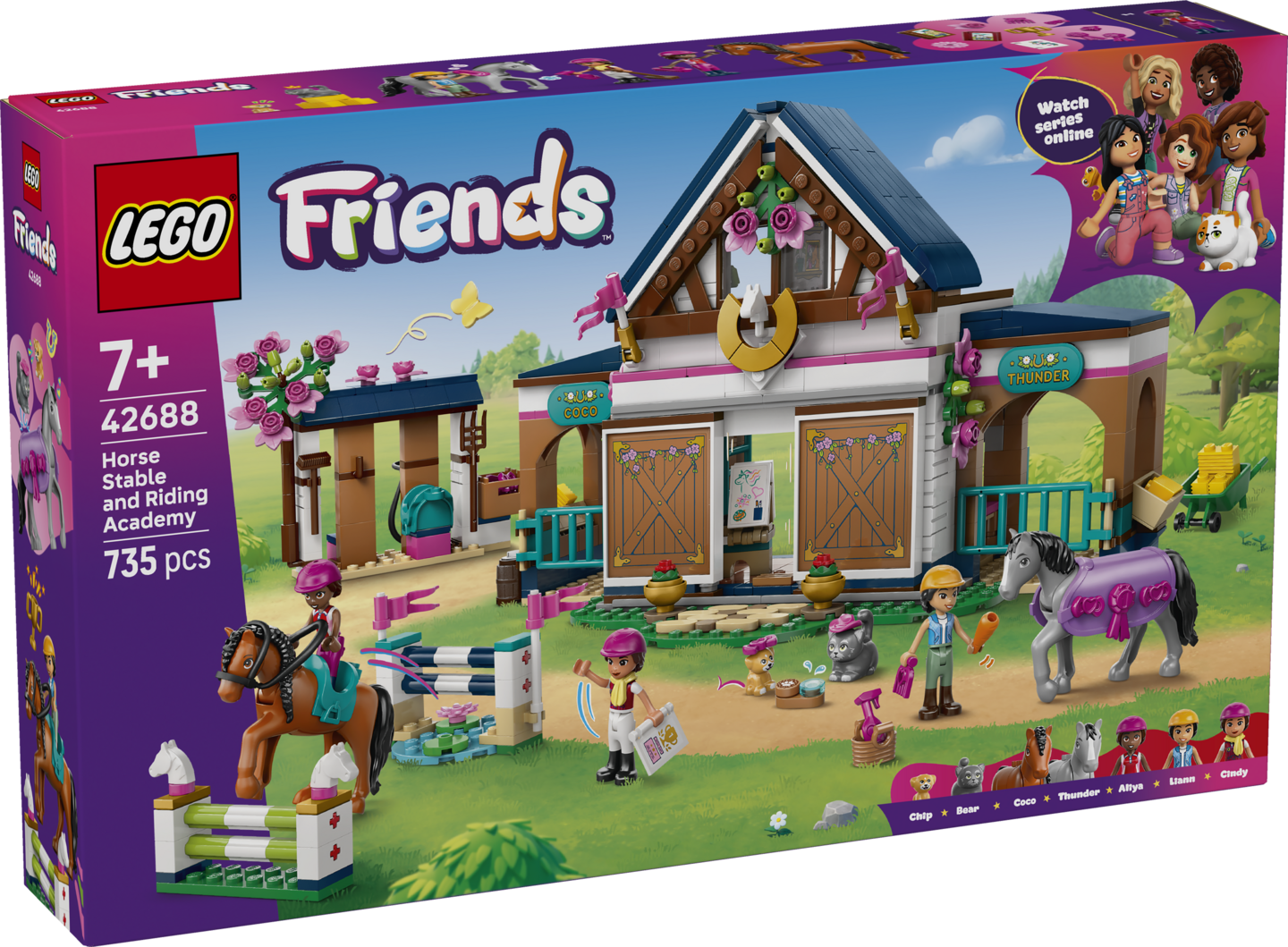 LEGO Friends 42688 Hevostalli ja ratsastuskoulu