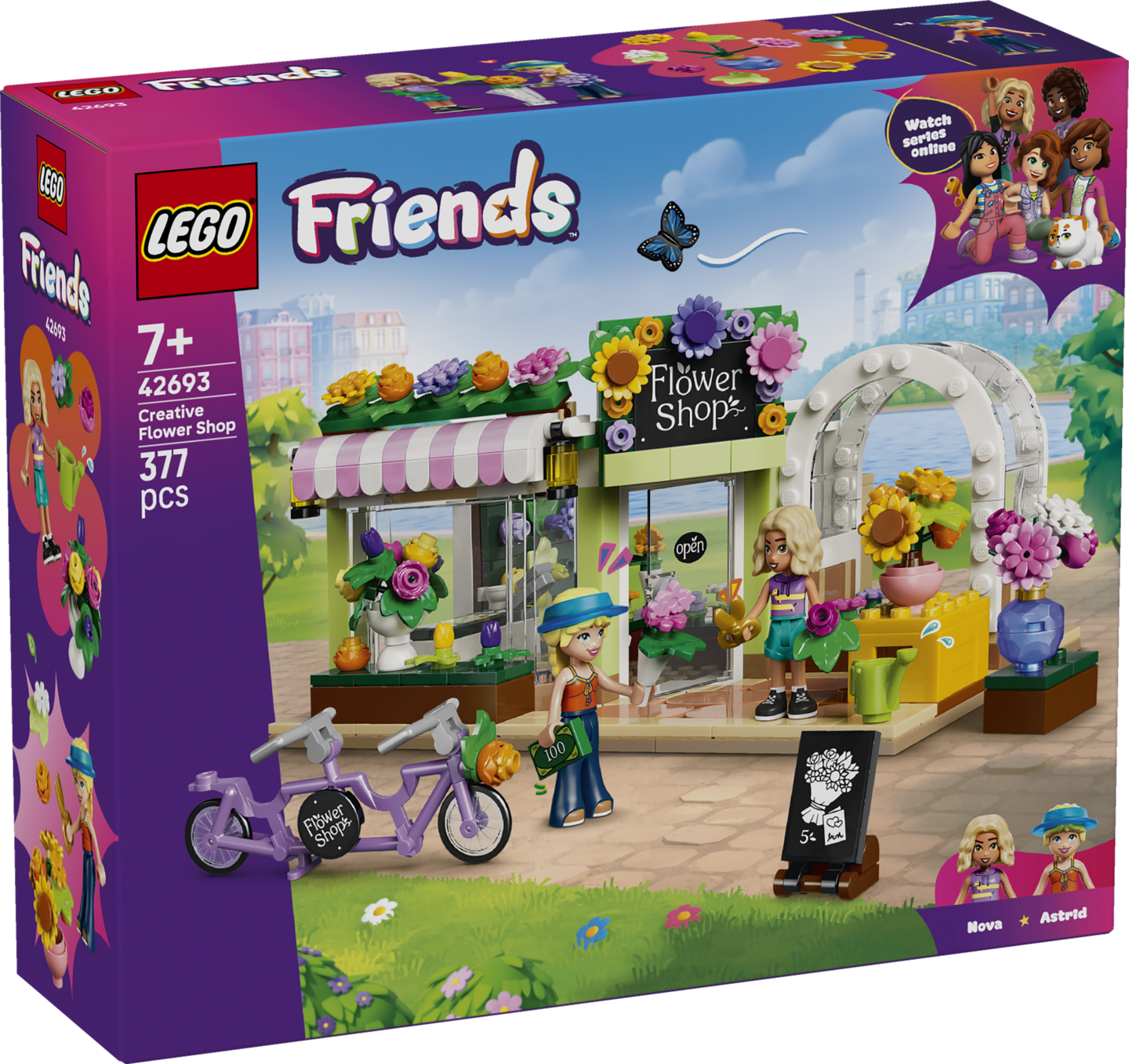 LEGO Friends 42693 Luovuuden kukkakauppa