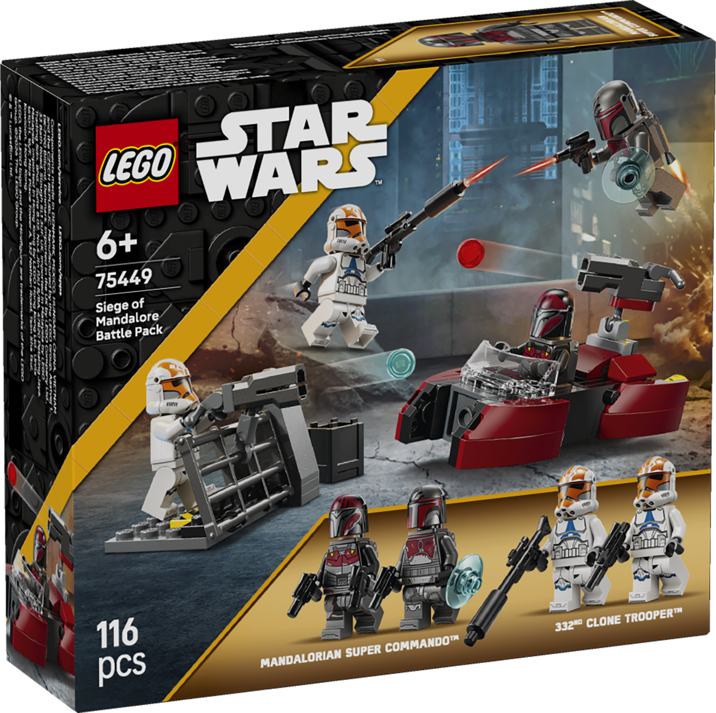 LEGO Star Wars 75449 Mandaloren piiritys ‑taistelupakkaus