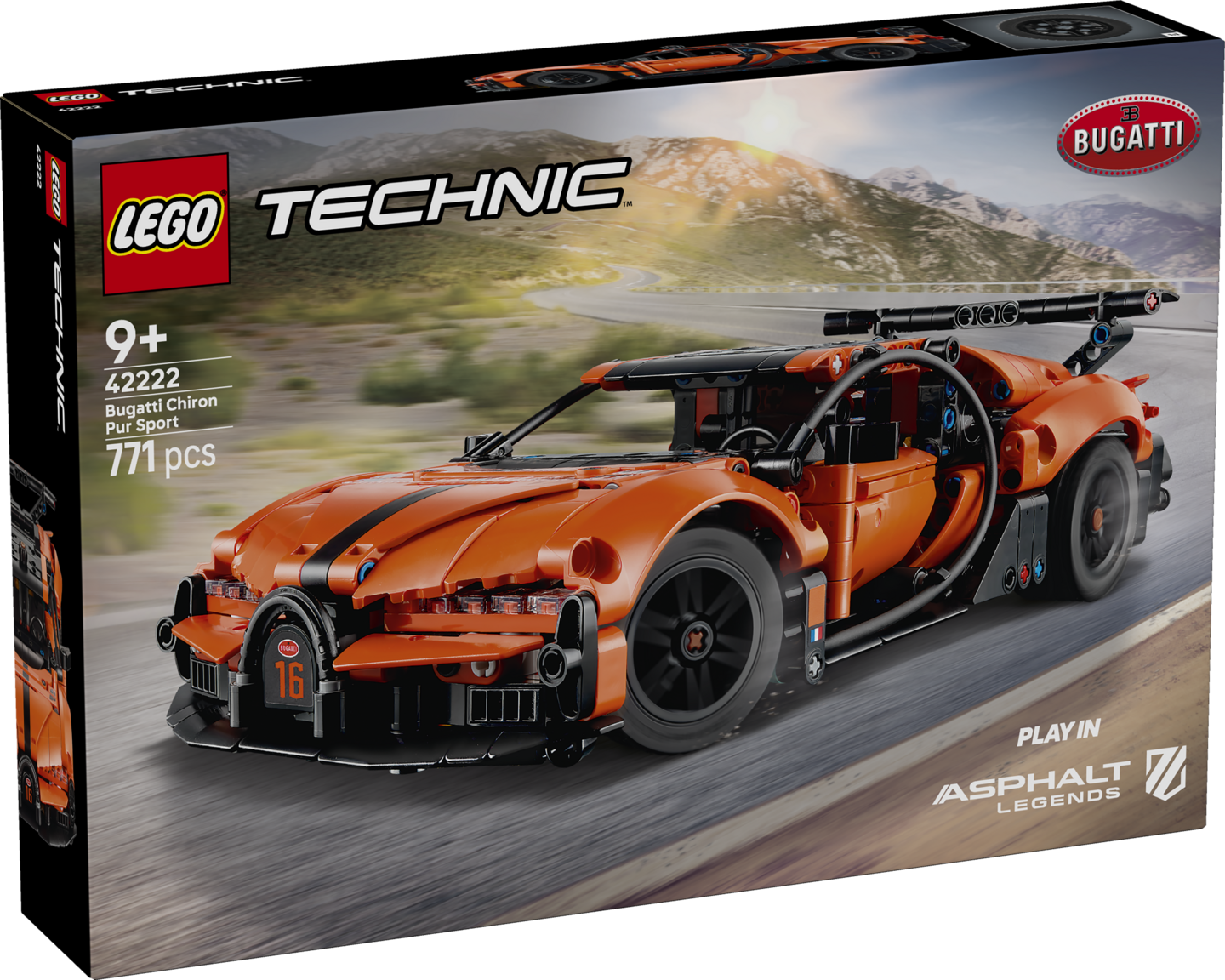 LEGO Technic 42222 Bugatti Chiron Pur Sport hyperauto