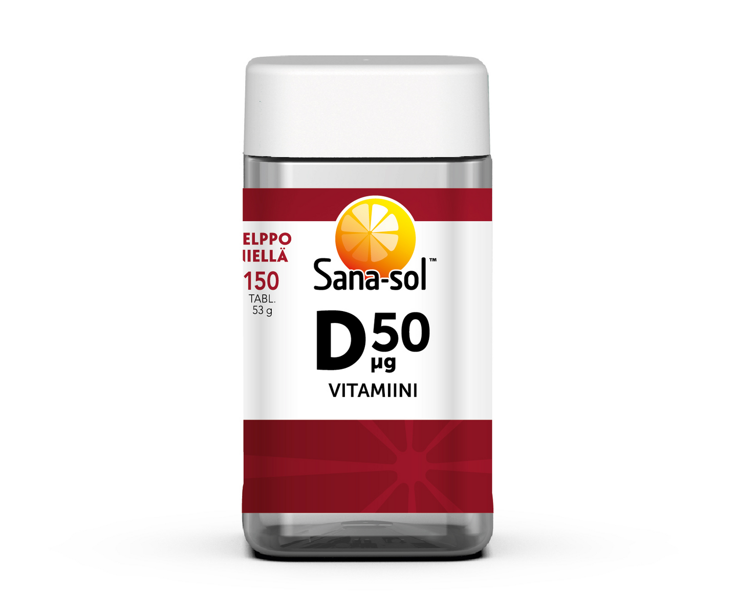 Sana-sol D-vitamiini 50µg 150tabl/53g