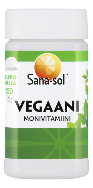 Sana-sol monivitamiini 150kpl vegaani