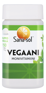 Sana-sol monivitamiini 150kpl vegaani