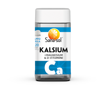 Sana-sol Kalsium-Magnesium-D-vitamiini tabletti 120tabl